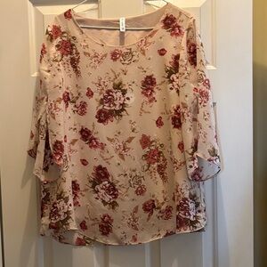 Floral Print Women's Top